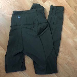 LuLu Lemon All the Right Places High Rise Pant 28” Size 6 Army Green